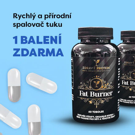 1+1 ZDARMA: Supersilný spalovač tuku FATBURNER