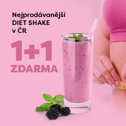 1+1 ZDARMA: Diet shake na hubnutí
