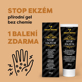 1+1 ZDARMA: Prémiový gel STOP EKZÉM s léčivými betaglukany pro hojení kůže