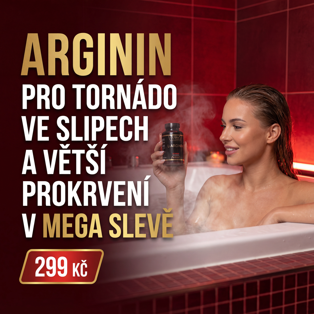 MEGASLEVA: Arginin pro lepší průtok krve, errekci a nižší tlak