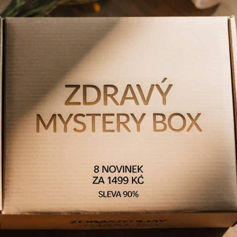 ZDRAVÝ MYSTERY BOX - 8 nových produktů za 1499 Kč