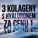 3 balenia kolagénu s kys. hyalurónovú za cenu 1