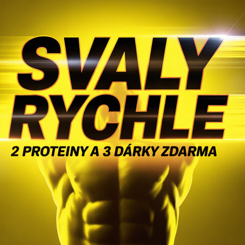 Balík SVALY RYCHLE - 2 proteiny a 3 dárky ZDARMA