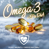 Prémium OMEGA3 s DHA a EPA pro imunitu, mozek a srdce, 3 za cenu 1