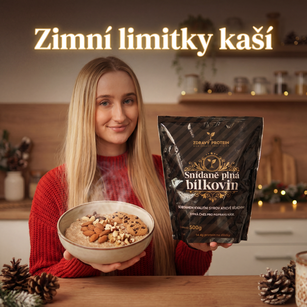 1+1 balení ZDARMA Snídaně plná bílkovin, zimní limitky