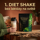 1+1 ZDARMA: Diet shake premium bez laktózy (veganský)