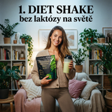 1+1 ZDARMA: Diet shake premium bez laktózy (veganský)