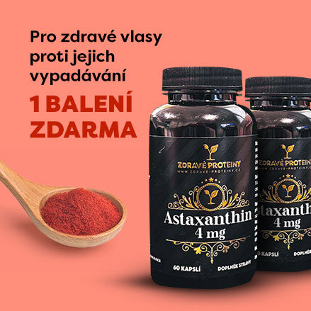 1+1 ZDARMA: Astaxanthin – na vlasy