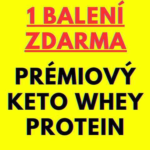 1+1 ZDARMA: Prémiový KETO Whey protein