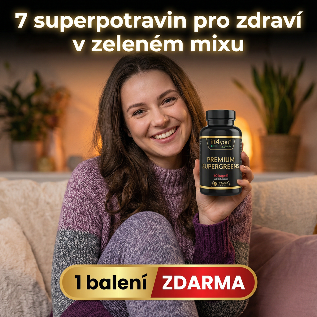 1+1 ZDARMA: 7 superpotravin pro zdraví v zeleném mixu
